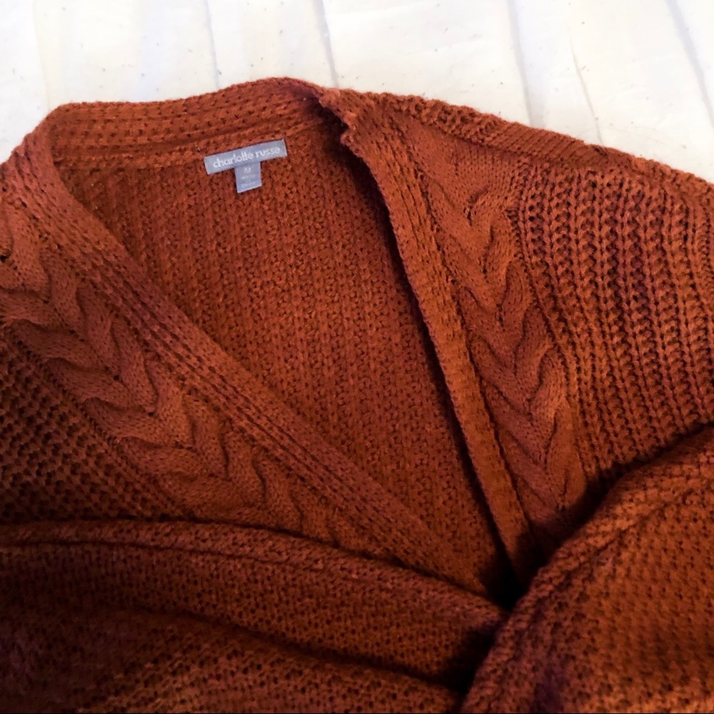 Burnt Orange Cardigan